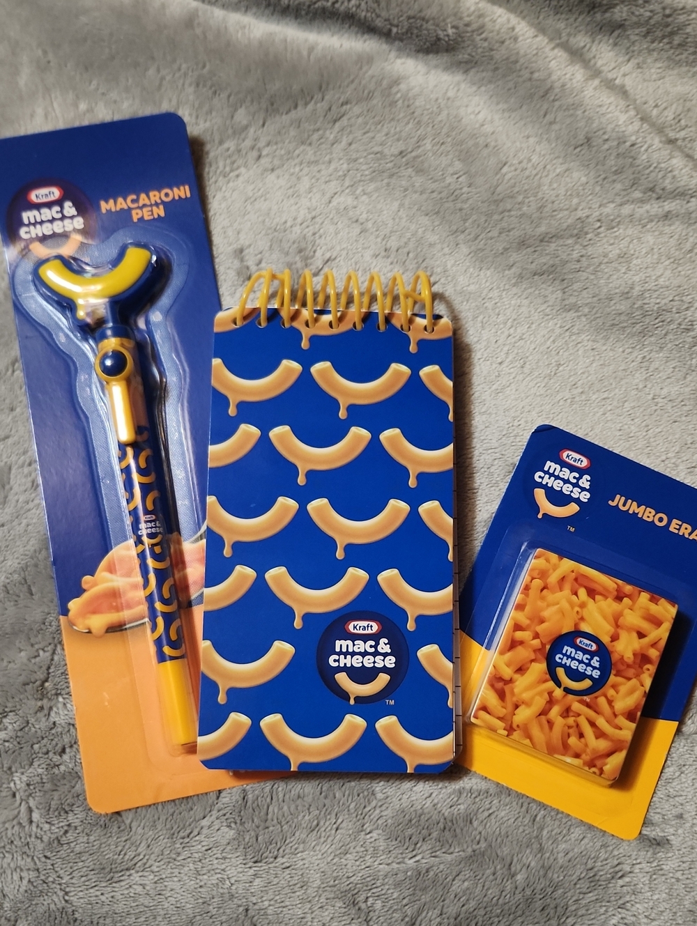 Blue and Yellow Party Notepad & Pen Gift Set